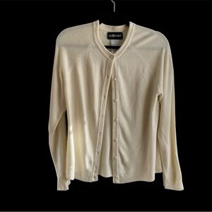 Sag Harbor c Sweater - Cream - Medium